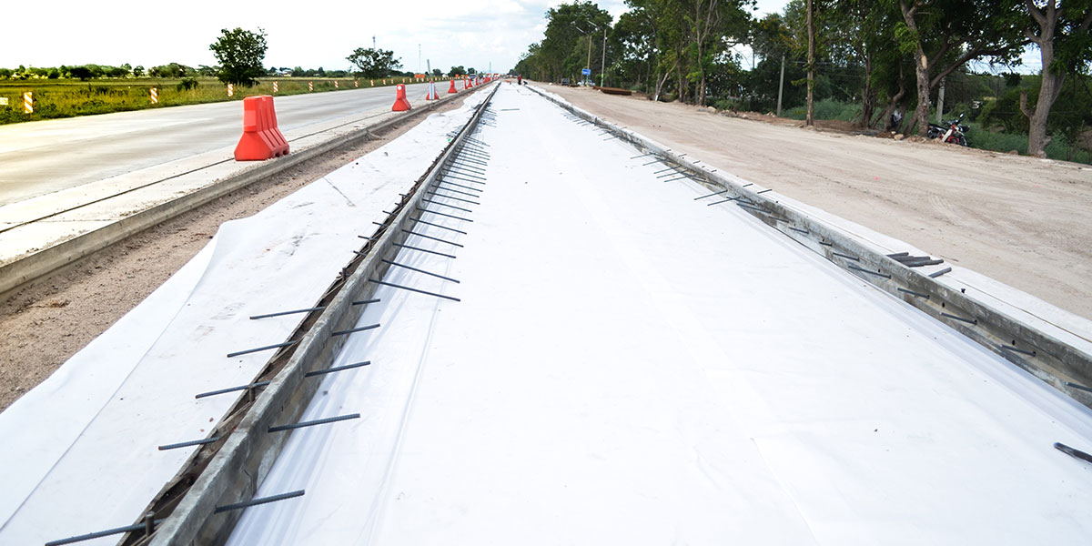 Geotextile P-300, weight 300g/m2, 1,60 m x 25 m (40m2). Price per m2 - 1,44  EUR, incl. VAT